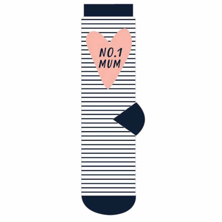 No.1 Mum Socks - Size 4 - 8