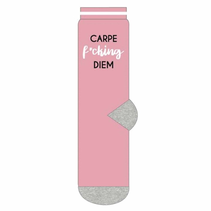 Carpe F*cking Diem Socks - Size 4 - 8