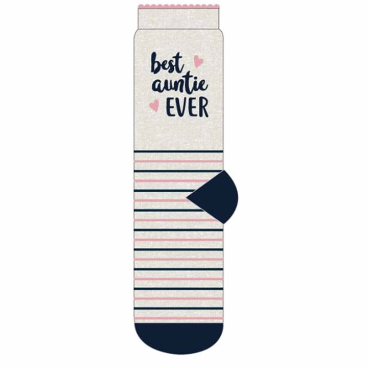 Best Auntie Ever Socks - Size 4 - 8