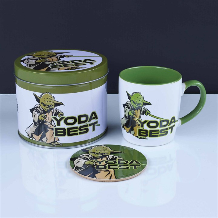 Disney Star Wars, Yoda Best Official Mug, Coaster & Tin Set
