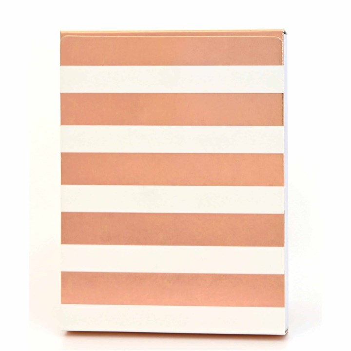 Striped A7 Notepad