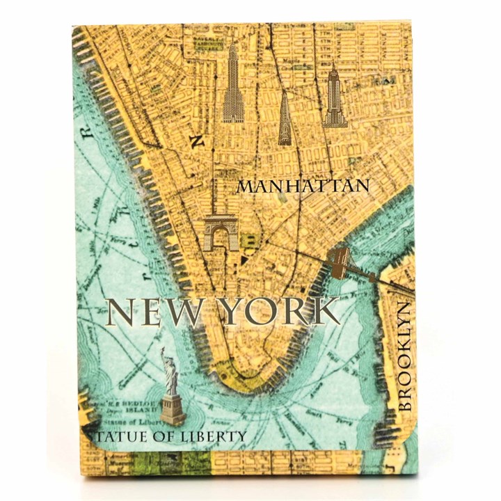 Map Of Manhattan A7 Notepad