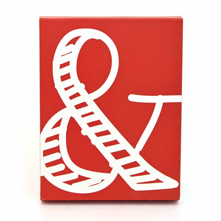 Red Ampersand A7 Notepad