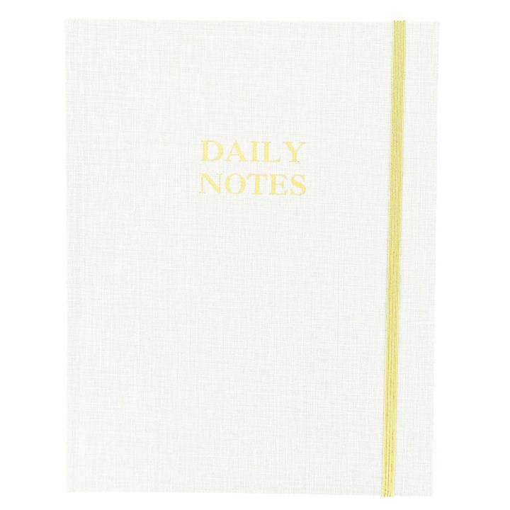 Daily Notes, Grey Linen A5 Journal