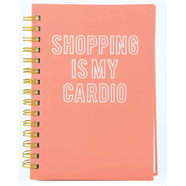 Shopping Is My Cardio A5 Journal