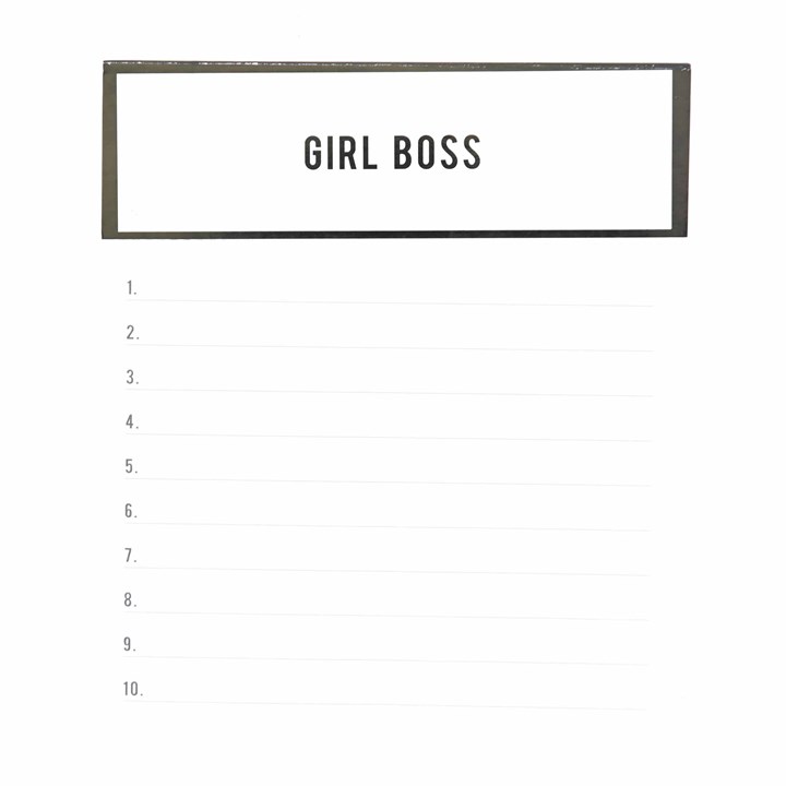 Girl Boss Memo Block