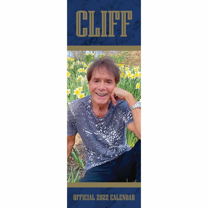 Sir Cliff Richard Official Slim Calendar 2022