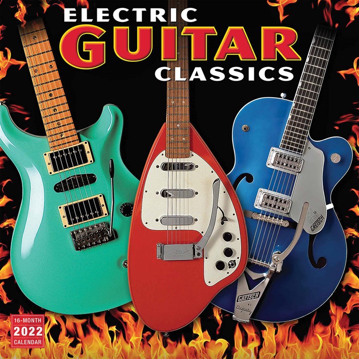 Electric Guitar Classic Calendar 2022