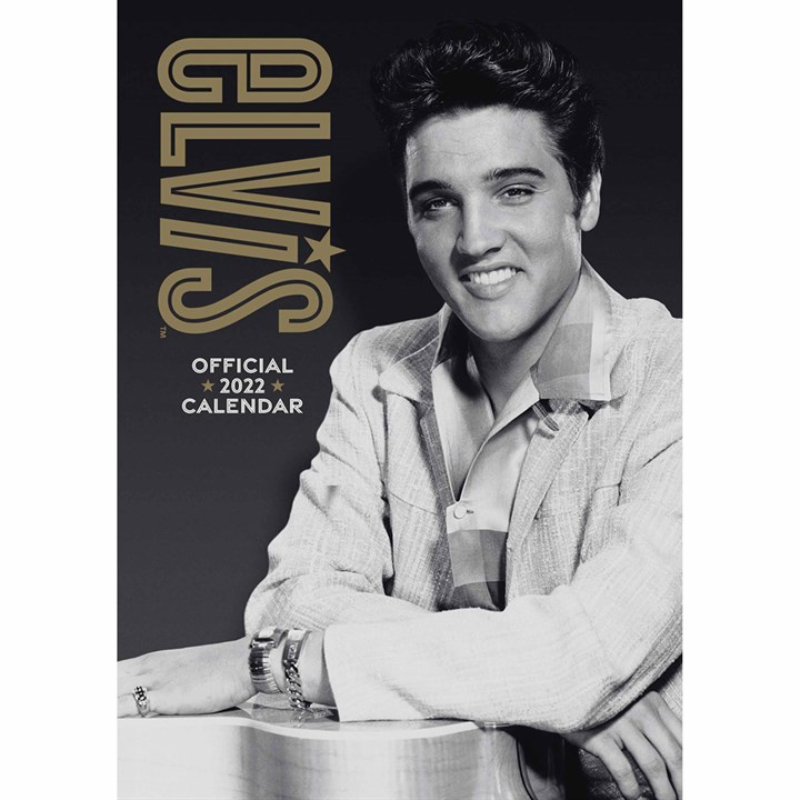 Elvis Presley Official A3 Calendar 2022