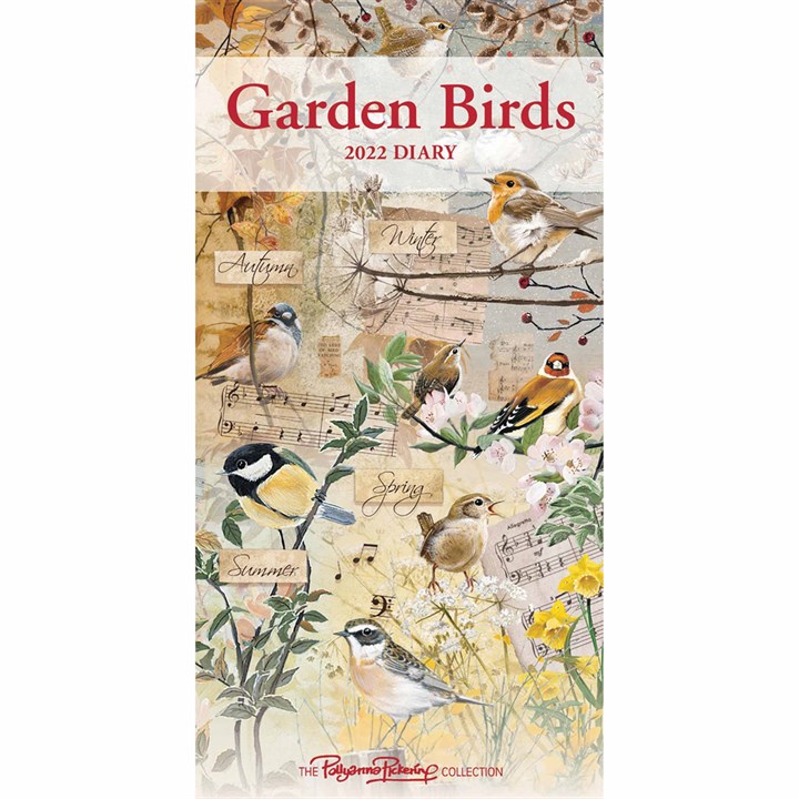 Pollyanna Pickering, Garden Birds Slim Diary 2022