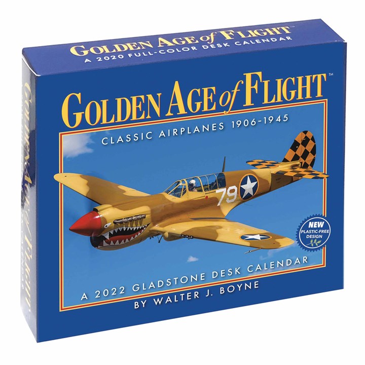 Golden Age Of Flight Desk Calendar 2022