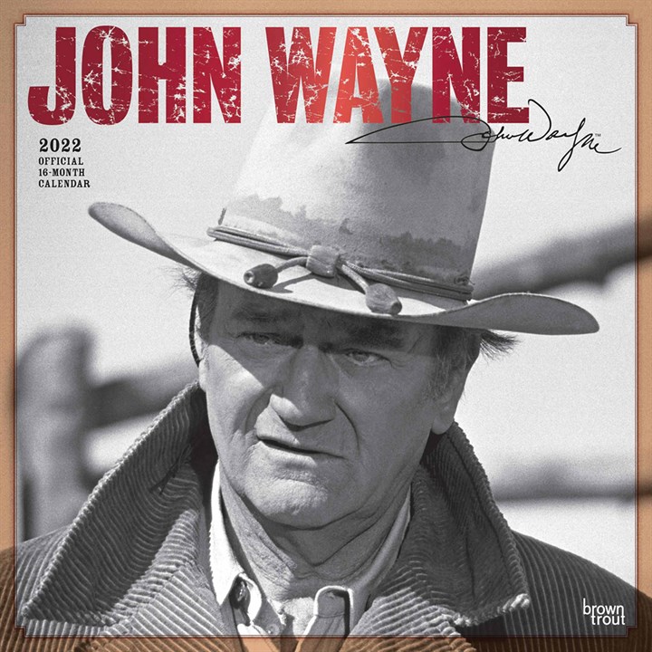 John Wayne Official Calendar 2022