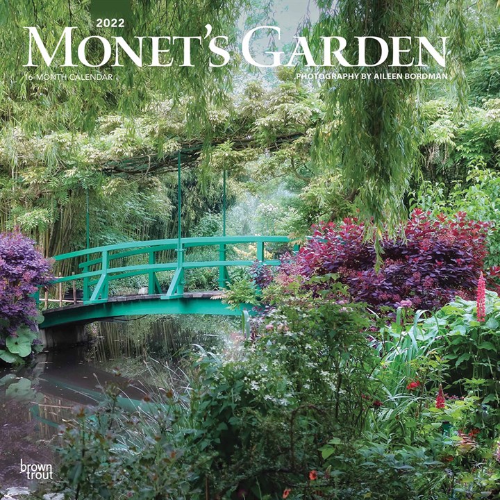Claude Monet's Garden Calendar 2022
