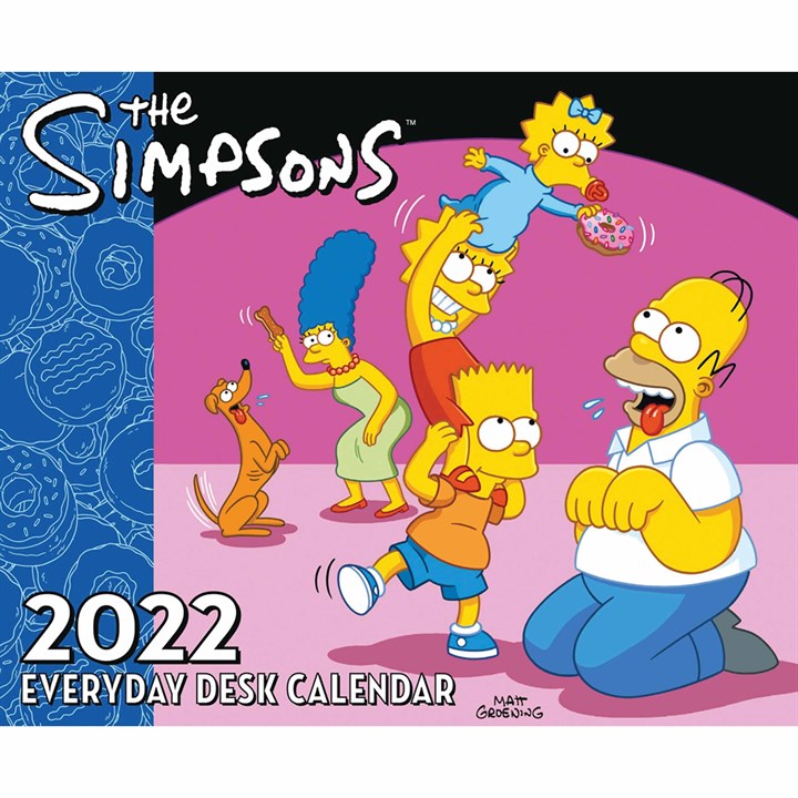 The Simpsons Official Desk Calendar 2022