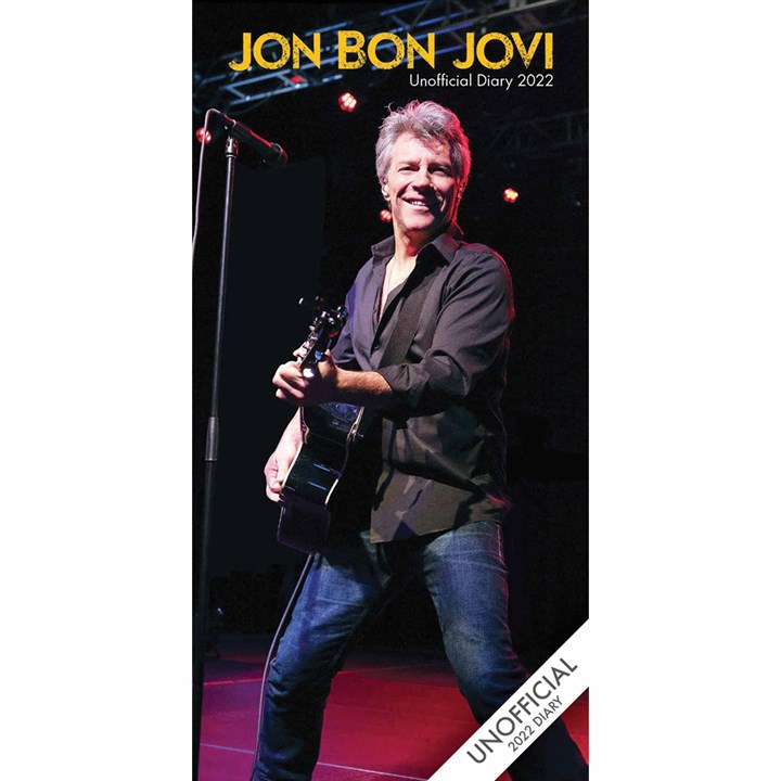 Jon Bon Jovi Unofficial Slim Diary 2022