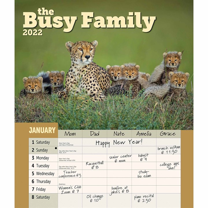 The Busy Family Planner 2022