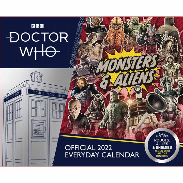 Doctor Who Official Desk Calendar 2022