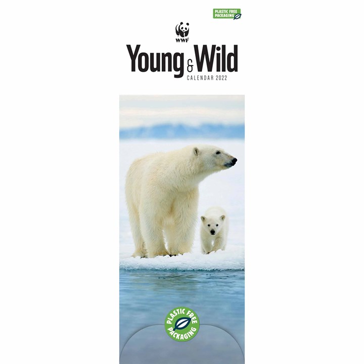 WWF, Young & Wild Slim Calendar 2022