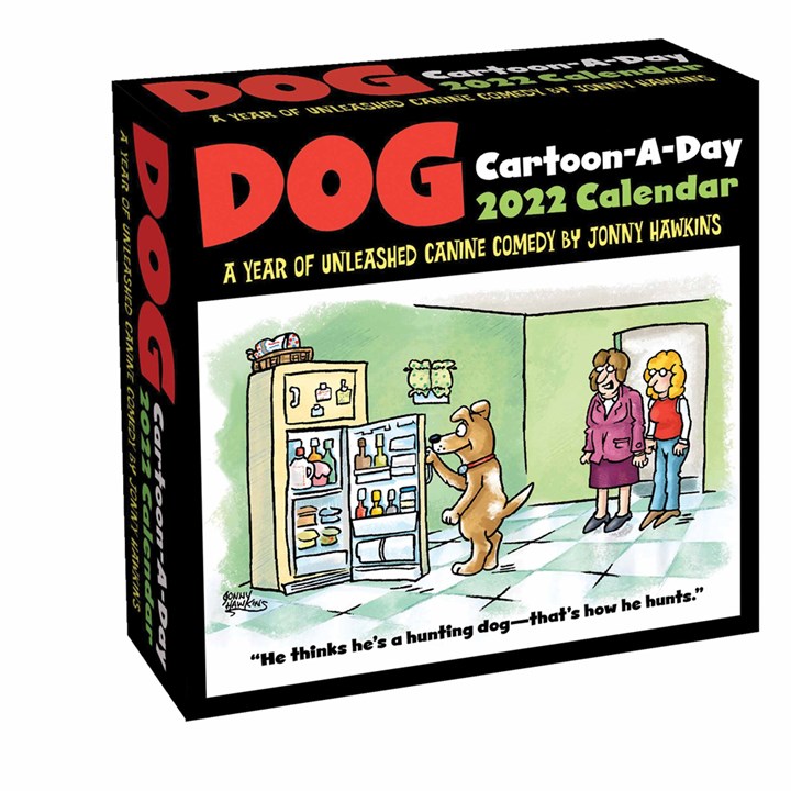 Cartoon-A-Day, Dog Desk Calendar 2022