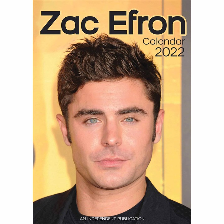 Zac Efron Unofficial A3 Calendar 2022