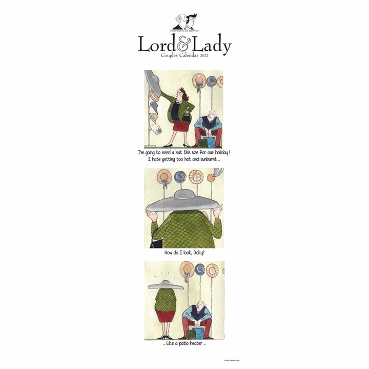 Tottering By Gently, Lord & Lady Couples Slim Planner 2022
