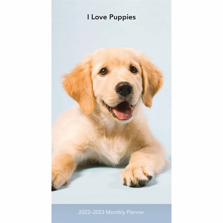 I Love Puppies Slim Diary 2022 - 2023