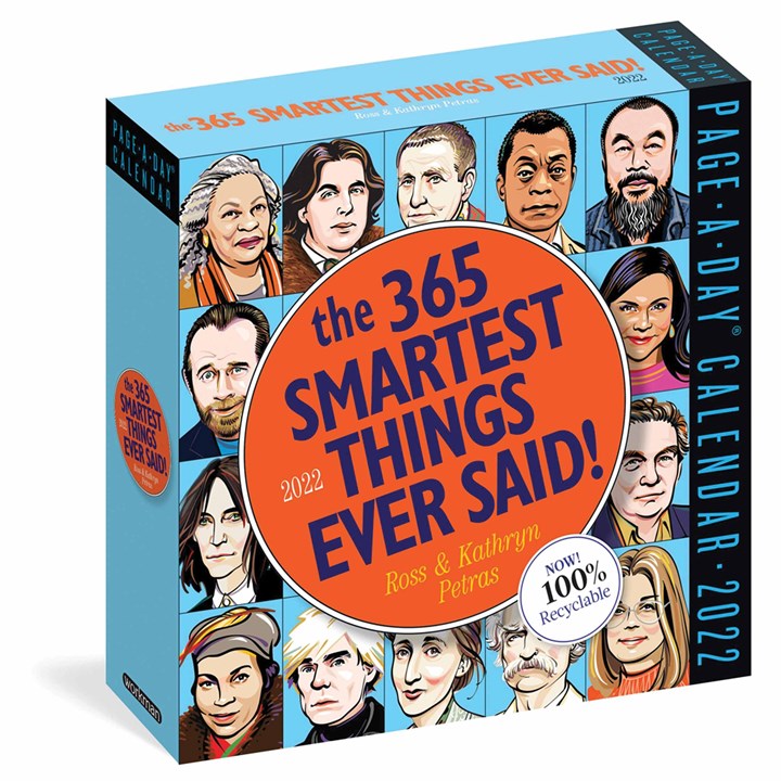 365 Smartest Things Ever Said Desk Calendar 2022