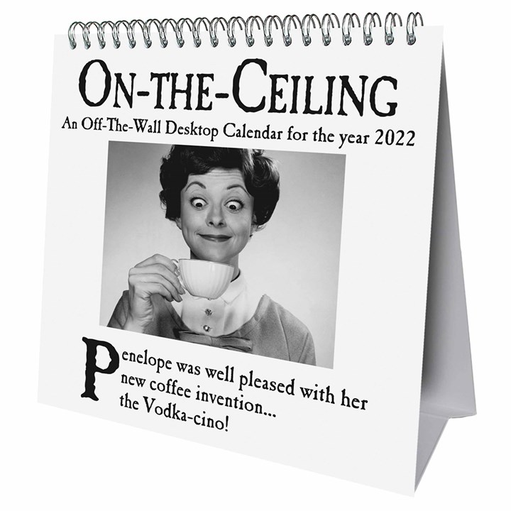 On-The-Ceiling Easel Desk Calendar 2022