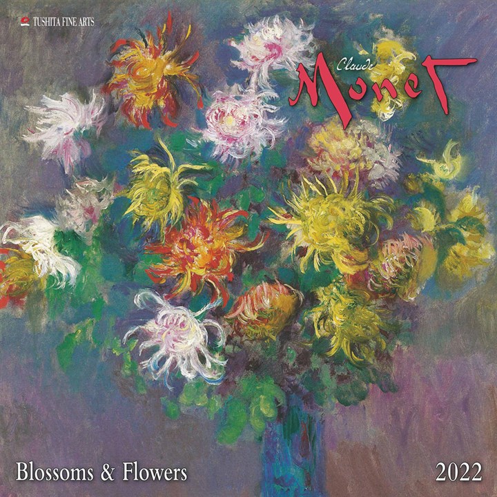 Claude Monet, Blossoms & Flowers Calendar 2022