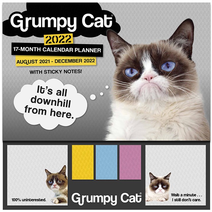 Grumpy Cat Family Planner 2021 - 2022