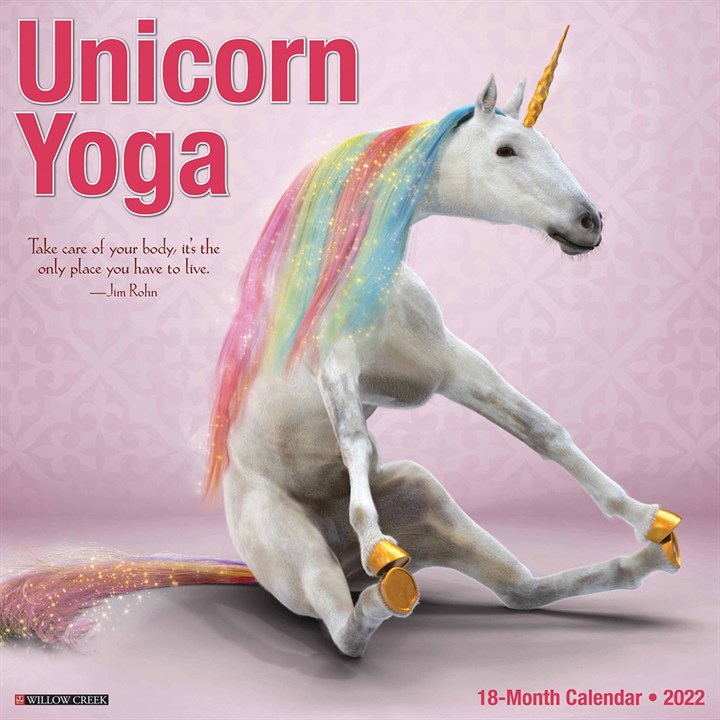 Unicorn Yoga Calendar 2022