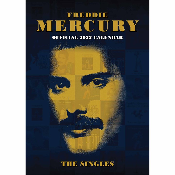 Freddie Mercury Official A3 Calendar 2022