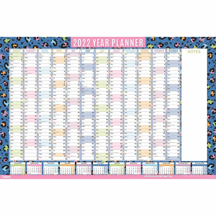 Terrazzo A1 Yearly Planner 2022