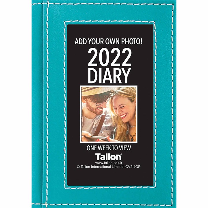 Teal Photo Album A7 Diary 2022