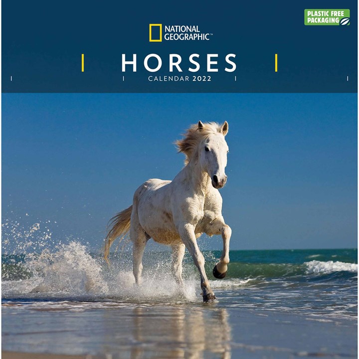 National Geographic, Horses Calendar 2022