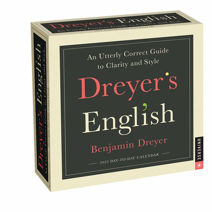 Dreyer's English Desk Calendar 2022