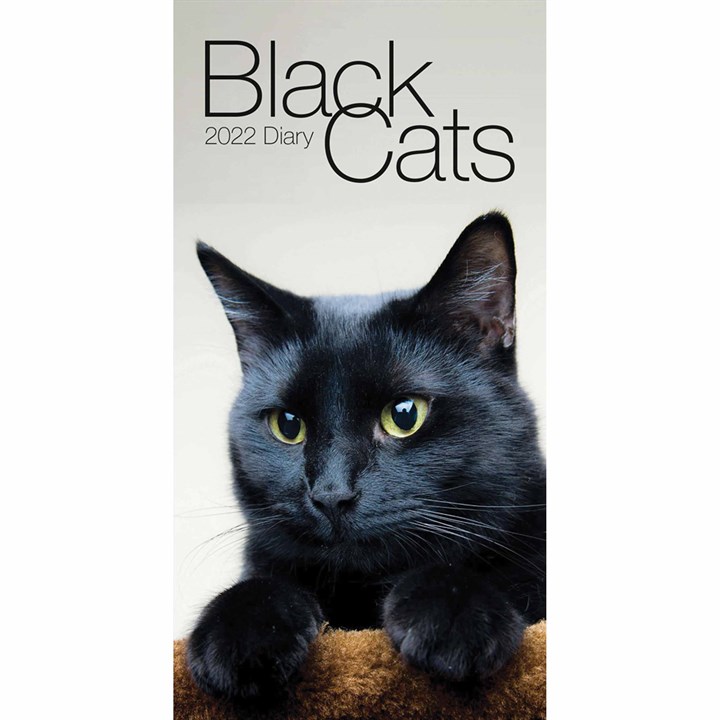 Black Cats Slim Diary 2022