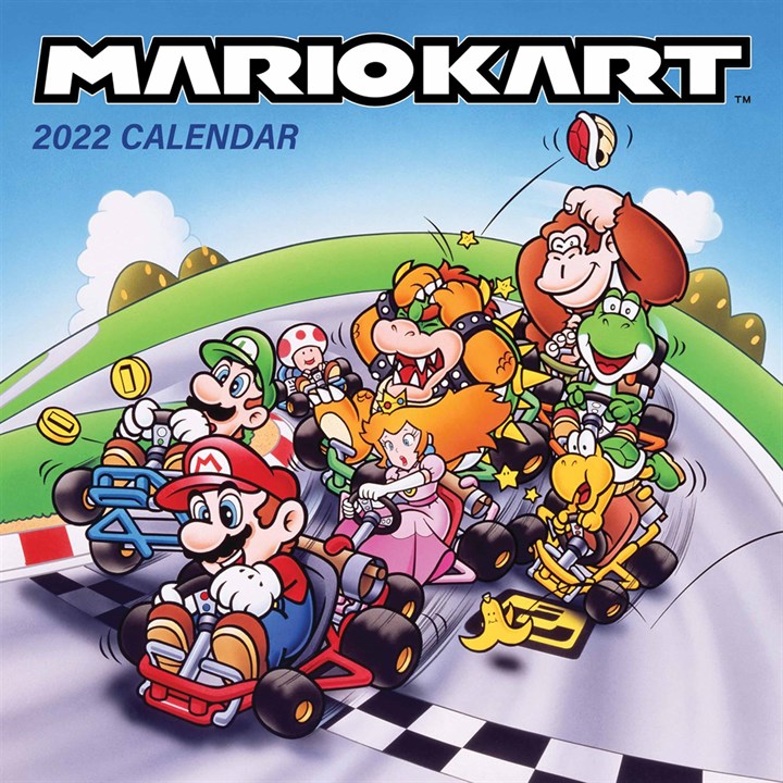 Nintendo, Mariokart Official Calendar 2022