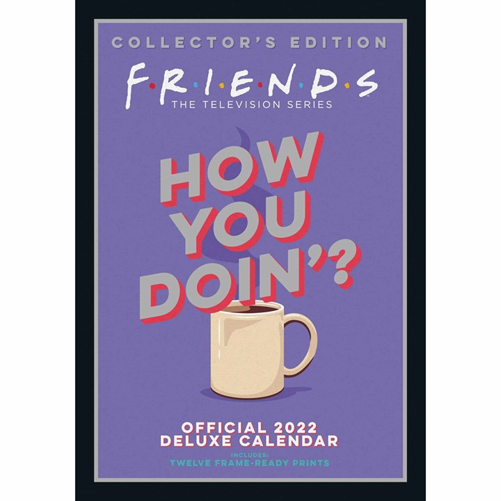 Friends Collector's Edition Official A3 Calendar 2022