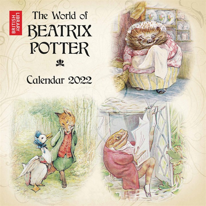 British Library, The World Of Beatrix Potter Calendar 2022