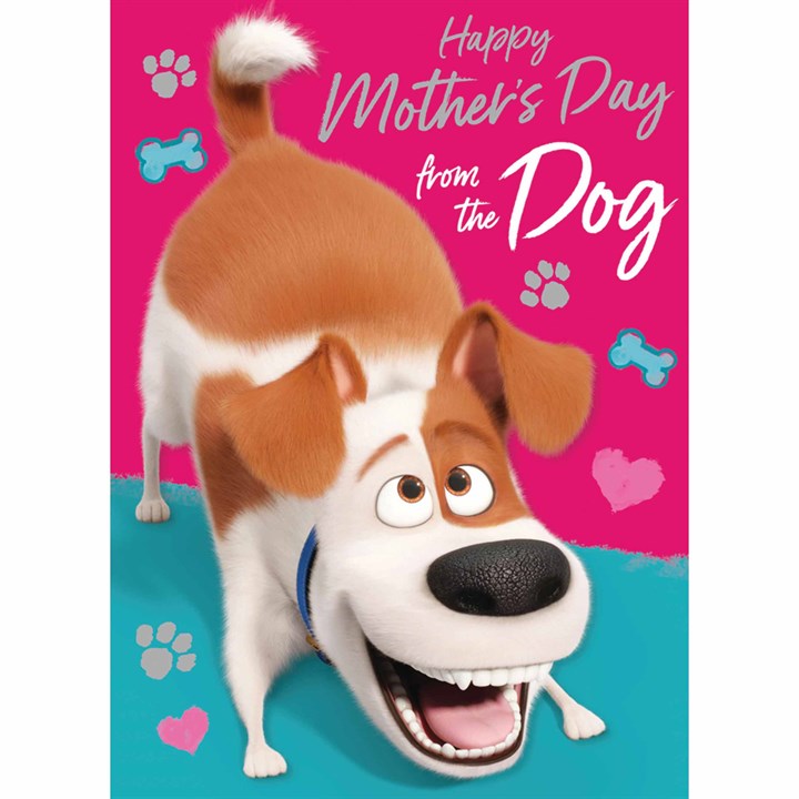 Secret Life Of Pets, From The Dog Official Mother's Day Card