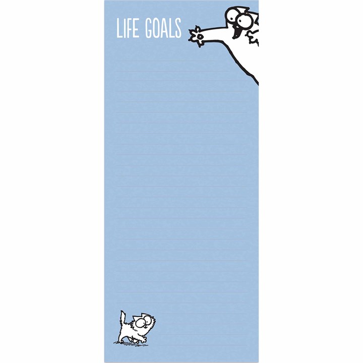 Simon's Cat, Life Goals Magnetic Memo Pad