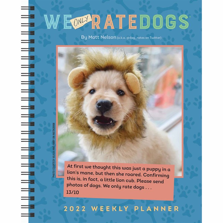We Only Rate Dogs A5 Diary 2022