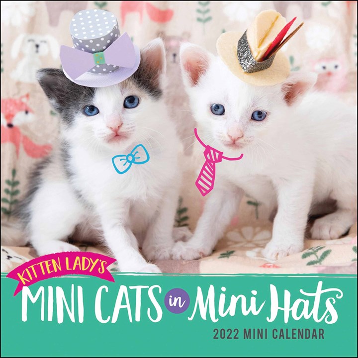 Kitten Lady, Mini Cats In Mini Hats Mini Calendar 2022