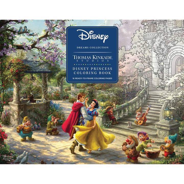 Kinkade, Disney Dreams Princess Poster Colouring Book