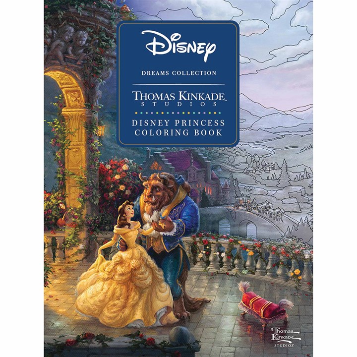 Kinkade, Disney Dreams Princess Official Colouring Book