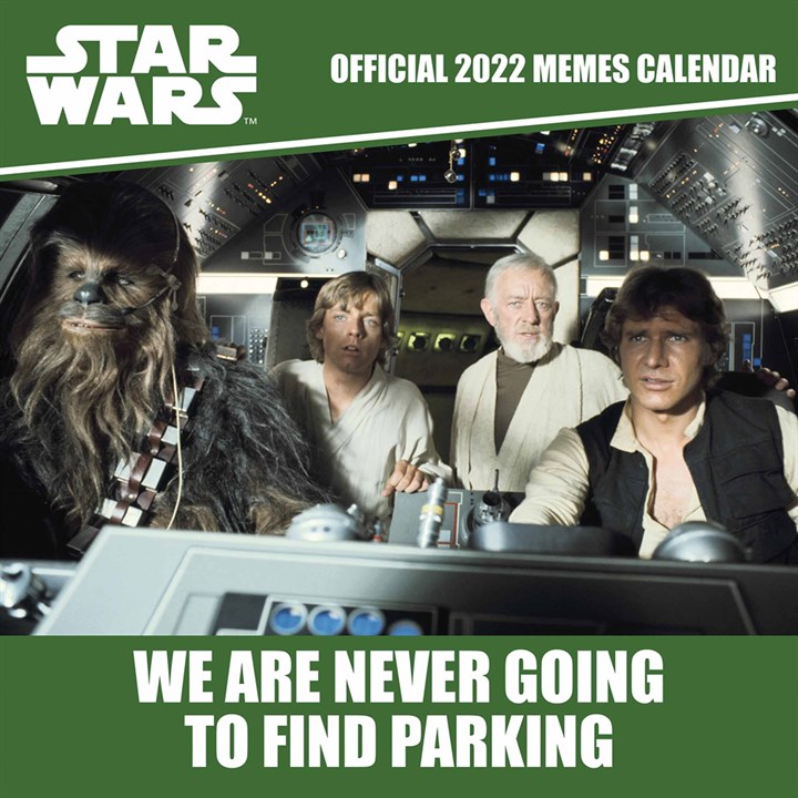 Disney Star Wars, Memes Official Calendar 2022