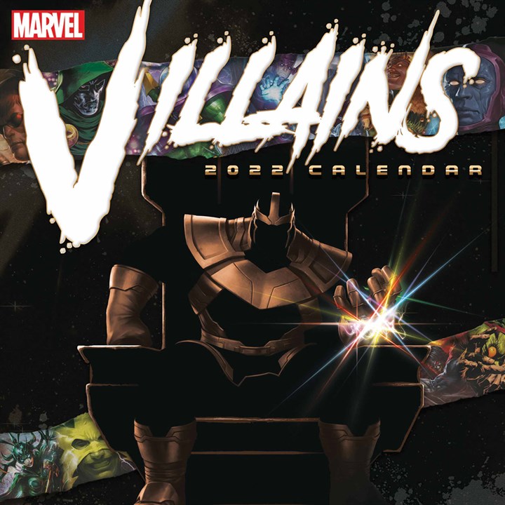 Disney, Marvel Villains Official Calendar 2022