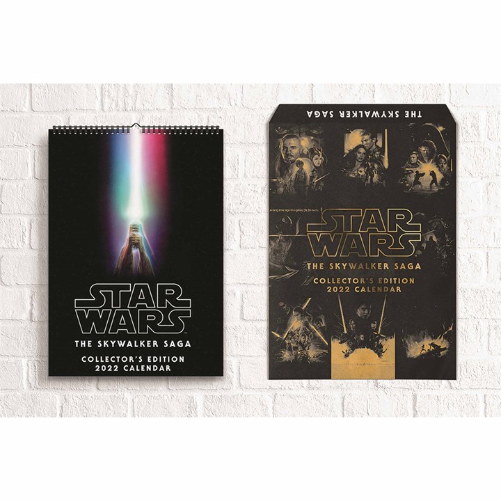 Disney Star Wars, The Skywalker Saga Collector's Edition Official A3 Calendar 2022