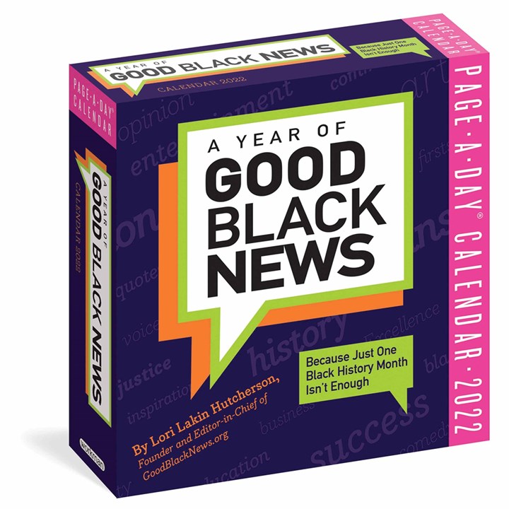 A Year Of Good Black News Desk Calendar 2022